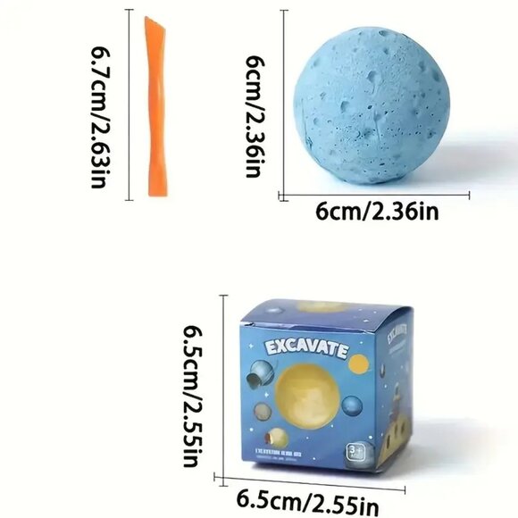 Kids Mini Archaeological Digging Set DIY Crystal and Gemstone Excavation Kit - Picture 2 of 4